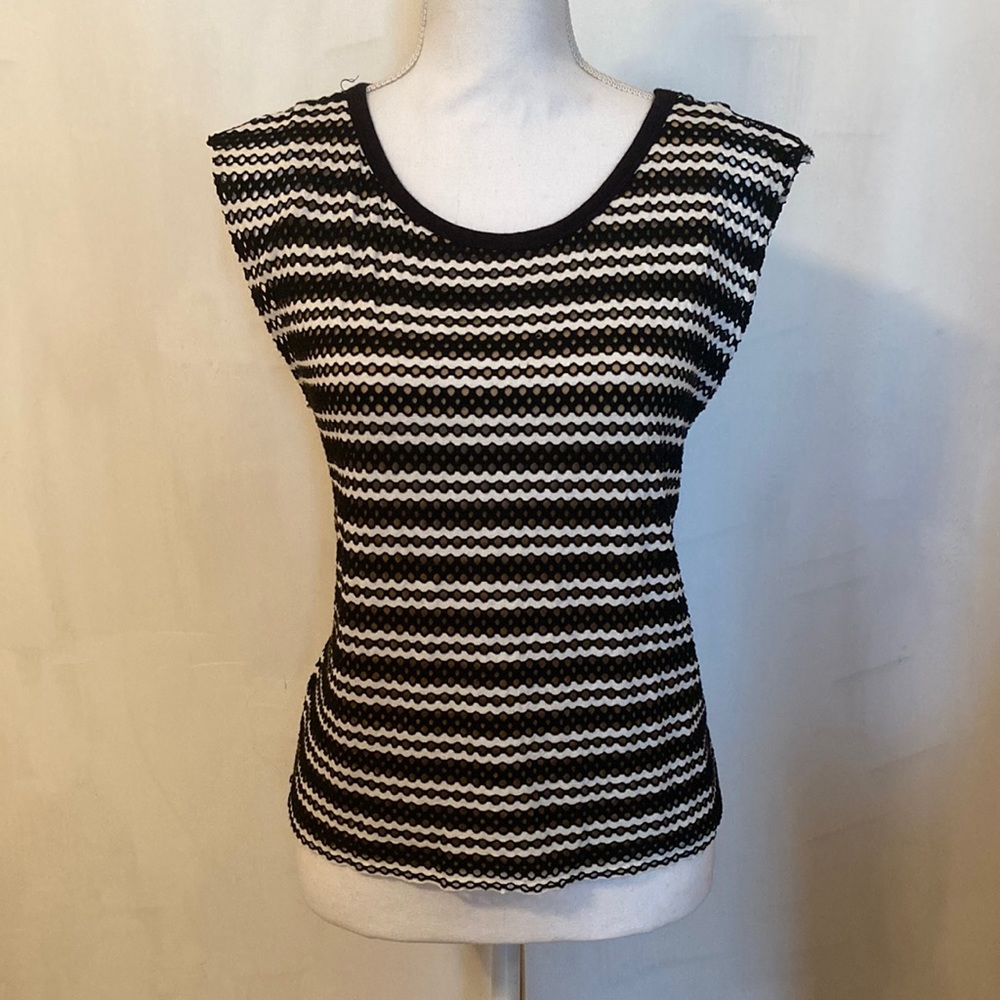 5 for $20 MIX N MATCH Bailey 44 Black & White Striped Top